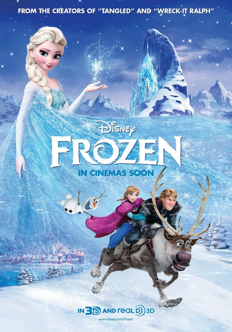 Illustration for article titled The Highest Grossing Animated Movie award goes to... Frozen!
